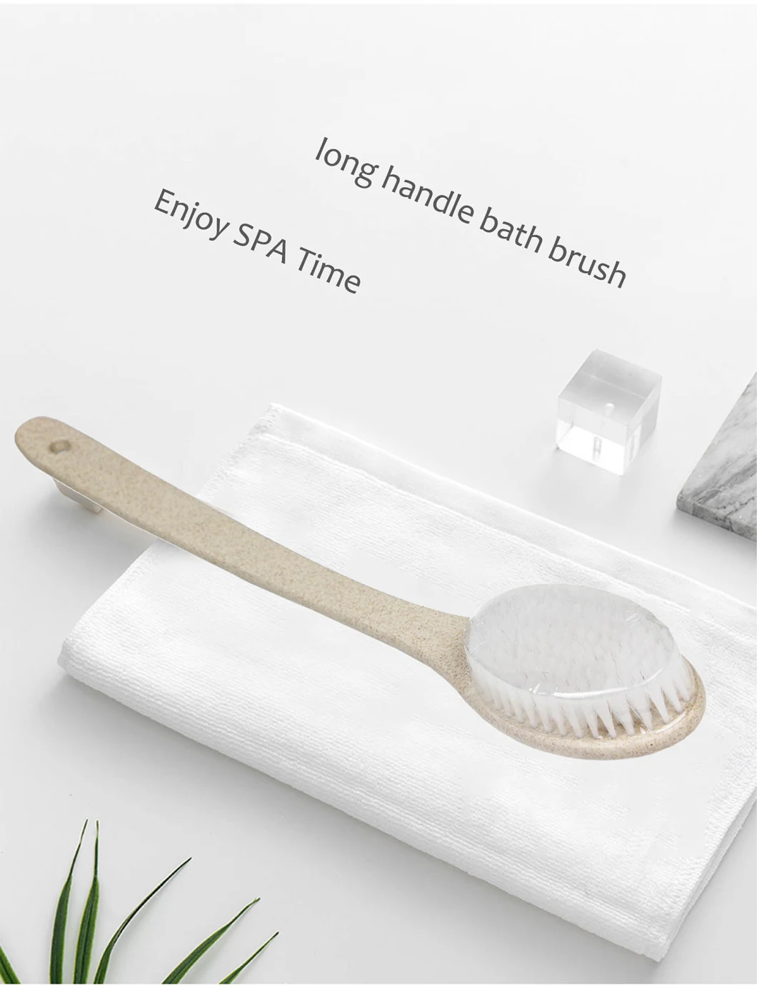 Good Quality Personal Care Shower Body Back Cleaning Tool Exfoliation Long Handle Body Brush Massage Bath Shower Back SPA Bath Brush