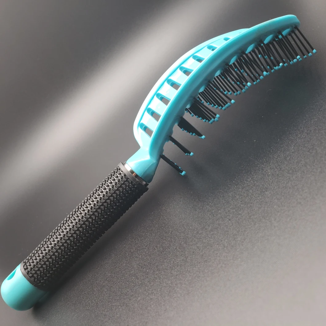 Hot Sales Detangling Hairbrush, Detangle Curved Hair Brush, Big Size Detangler Curved Hairbrush