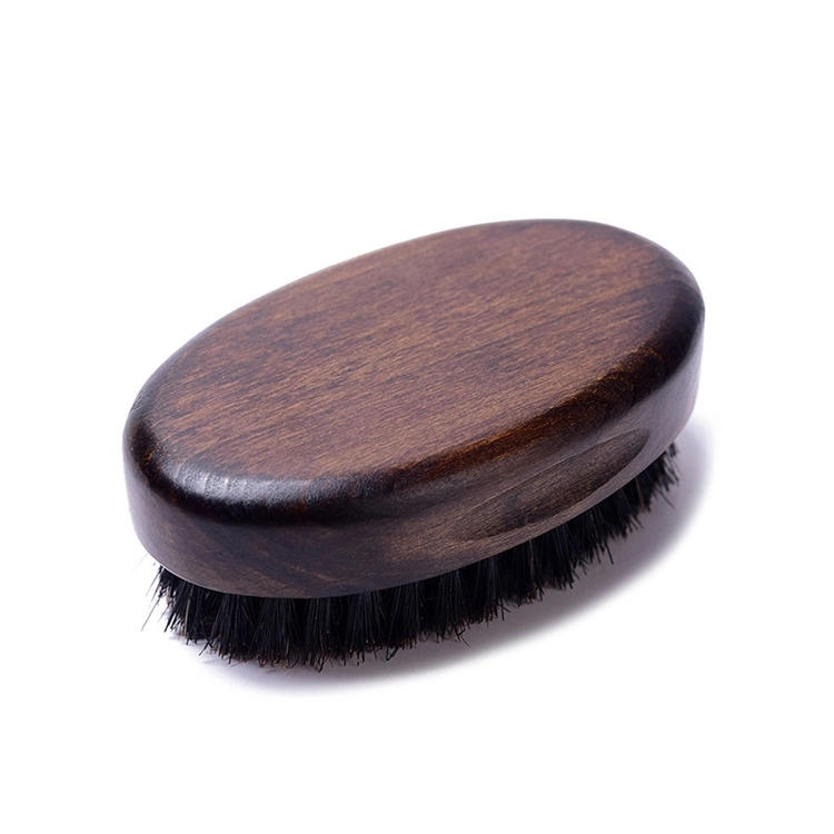 Top Selling Antique Restoring Color Natural Bristle Brush Animals Wooden Beard Brush for Men