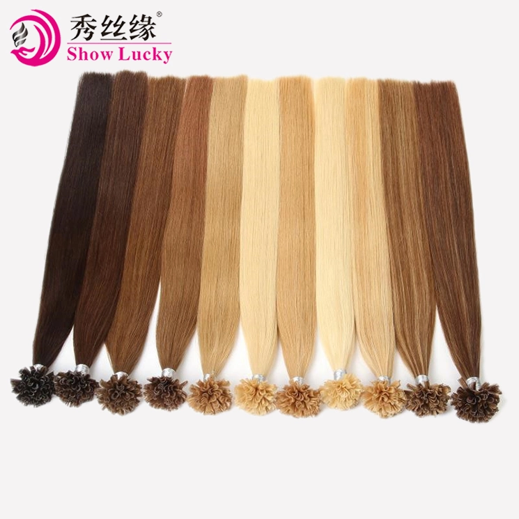 Wholesale Price Supply Keratin Pre-Bonded Virgin Remy Brazilian Human Hair Stick I Tip Hair Accessories