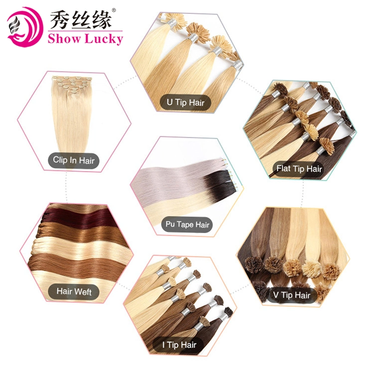 Wholesale Price Supply Keratin Pre-Bonded Virgin Remy Brazilian Human Hair Stick I Tip Hair Accessories